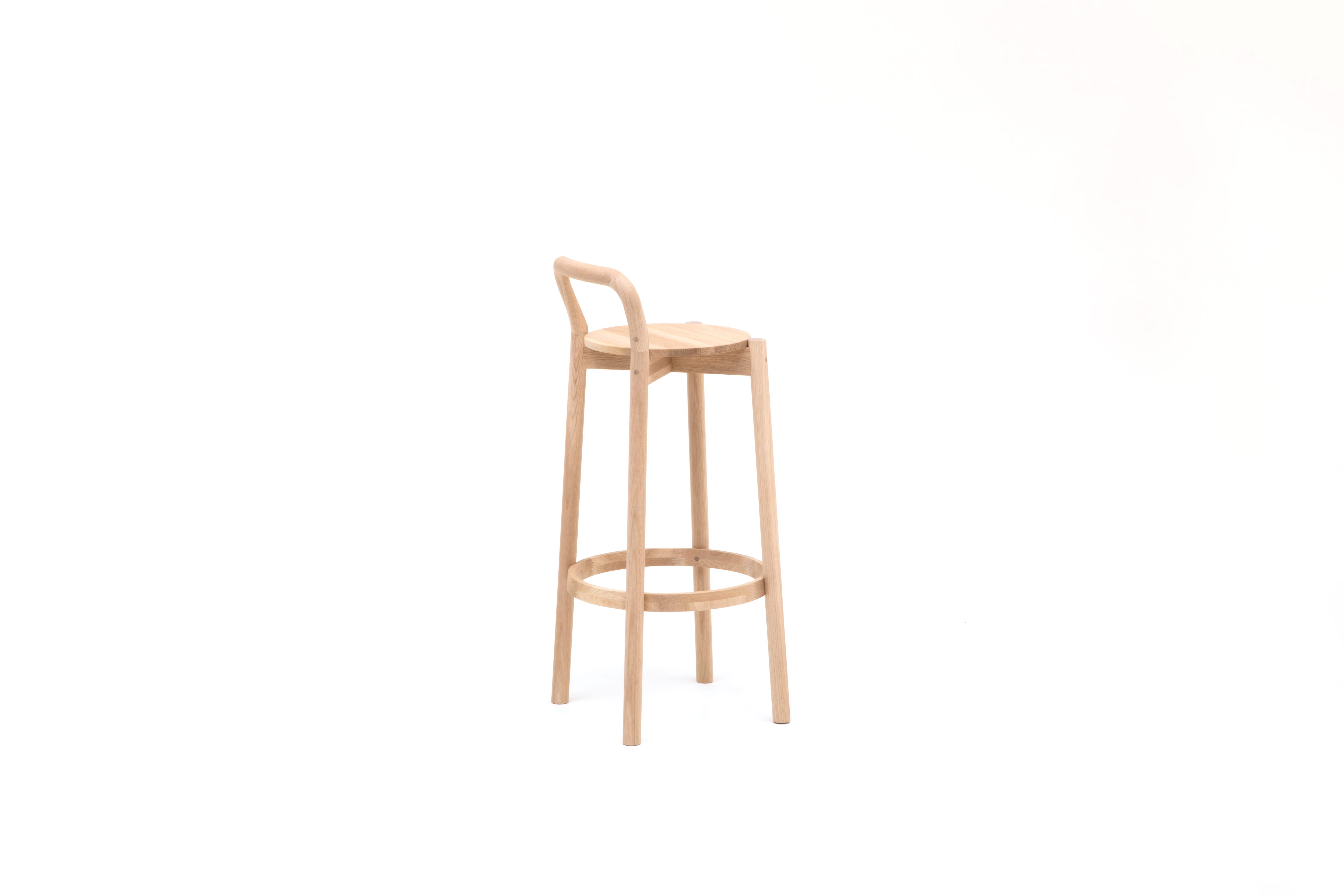 キャストール バースツール ウィズ バックレストハイ